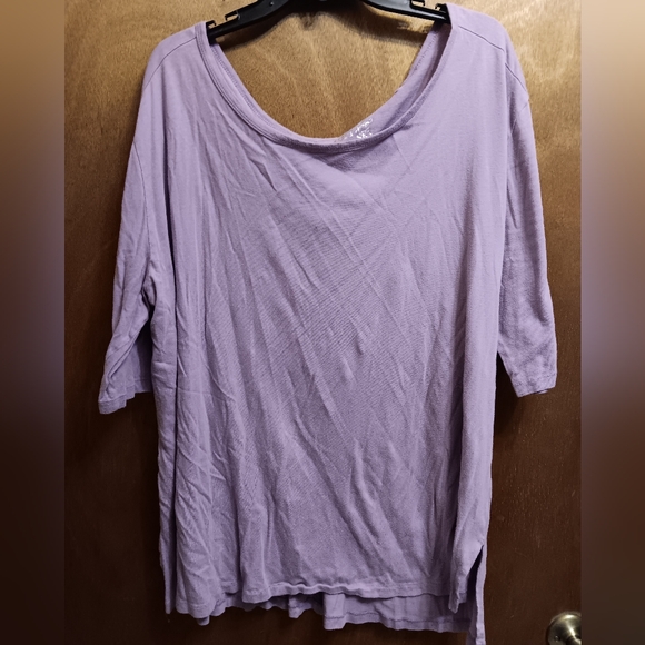 Terra & Sky Lavender Women's Blouse - Picture 1 of 3